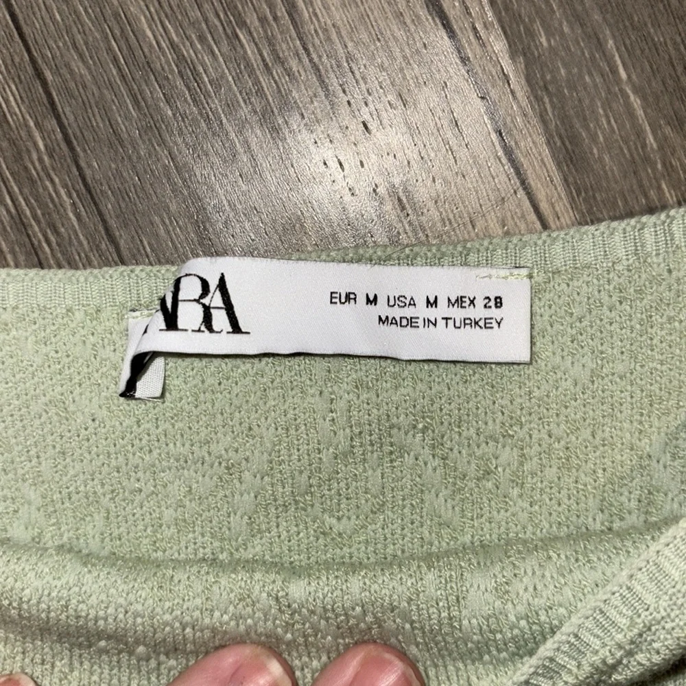 Zara woman’s top - size medium / green